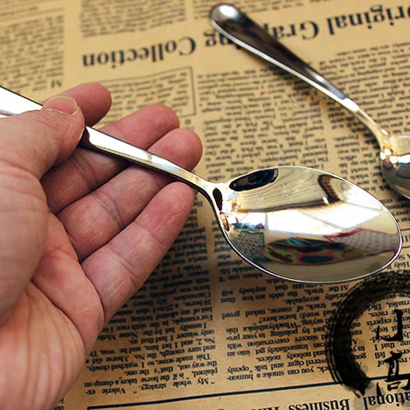 

TA1 Titanium Mirror Spoon Polished Minimalist Design Large Size Spoon Outdoor Camping Tableware