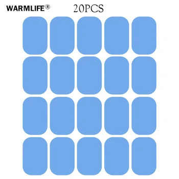 

20Pcs 10Pcs Gel Pads for EMS Abdominal ABS Trainer Weight Loss Hip Muscle Stimulator Exerciser Replacement Massager Gel Patch