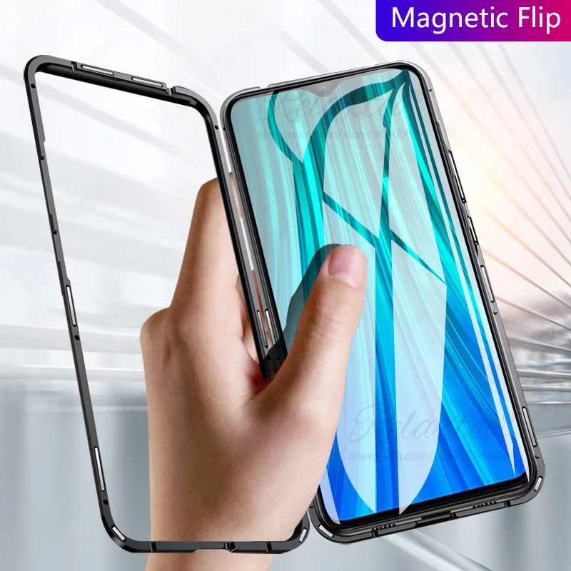 Магнитный адсорбционный флип-чехол для xiaomi xiomi redmi note 7 8 pro магнитный
