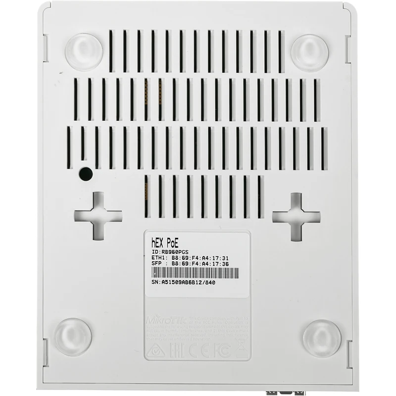 Роутер MikroTik RB960PGS 10/100/1000BASE TX/SFP белый|Комбинация модем-роутер| |