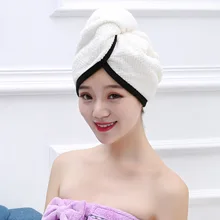 От производителя Коралловая бархатная шапочка для душа быстрое поглощение воды Толстая шапочка для душа из микрофибры сухая Hai