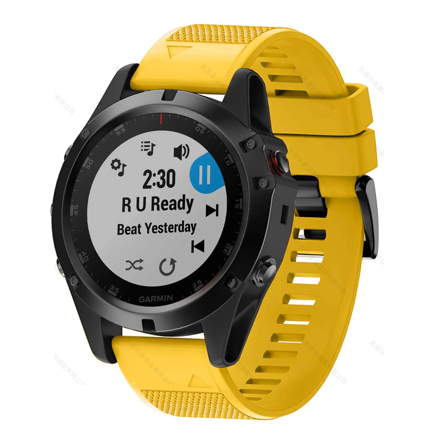 FIFATA для Garmin Fenix 5X5 5S Forerunner 945 935 Fenix 6 6S 6X Pro Солнечный смарт-ремешок силиконовый ремешок быстросъемный ремешок