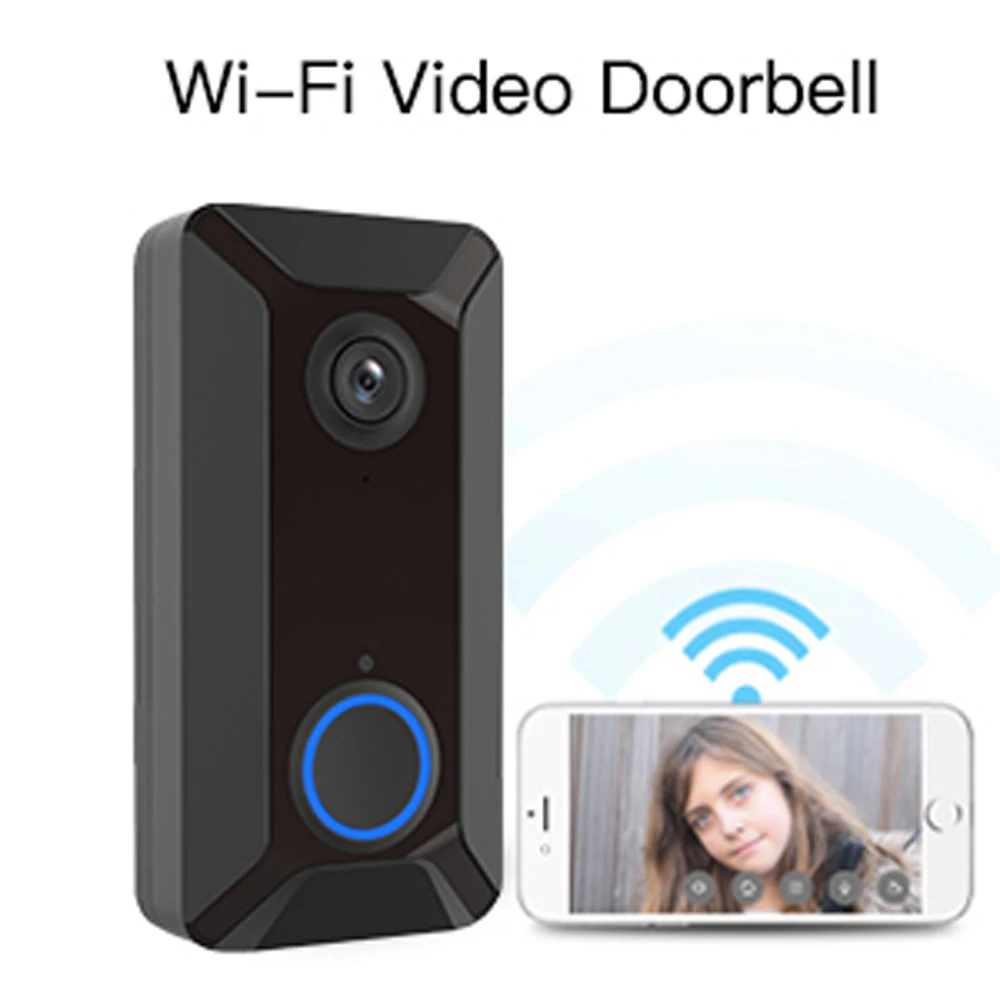 

Smart doorbell camera wifi Wireless 720P Video Camera Cloud Storage Door Bell Waterproof Home Security PIR Motion Detection