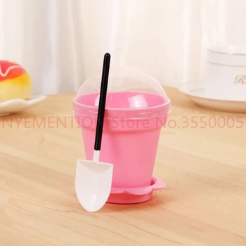 

Flower Pot Cake Cups and Shovel Tiramisu Decor Ice Cream Decoration with Spoon for Wedding Kids Birthday Party Supplies 500pcs