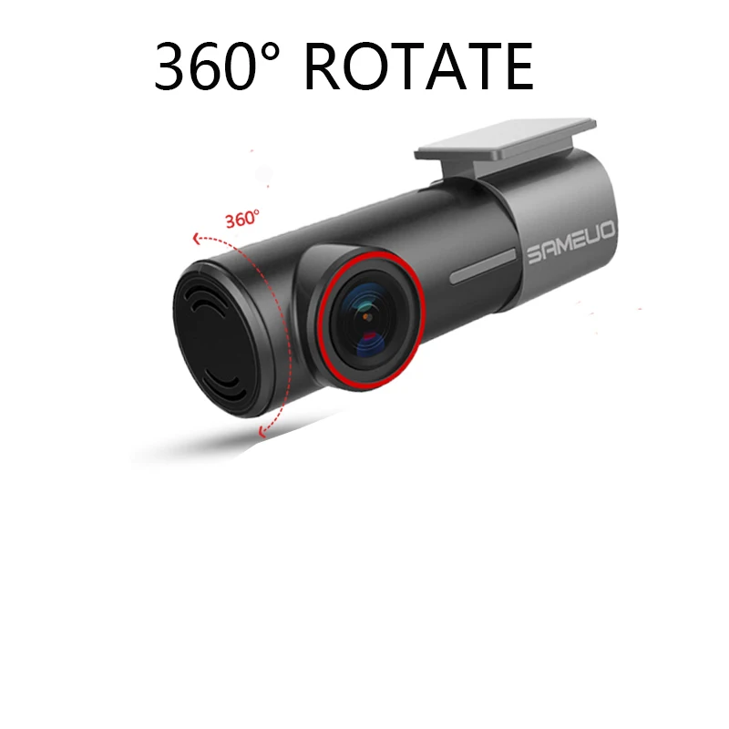 

SAMEUO U700 Mini Hidden FHD 1080P Car Dash Cam Front Rear Camera DVR Detector with WiFi FHD Video Recorder 24H Parking Monitor