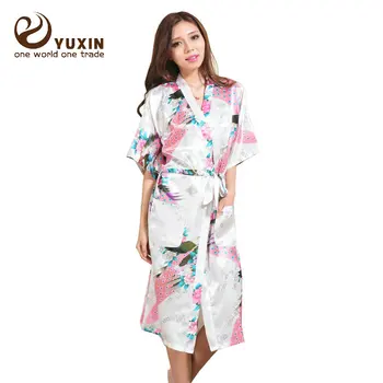 

Printed Ladies Pajamas Mid-length Pajamas Temperament Pajamas Fashion Sexy Wedding Ladies Pajamas