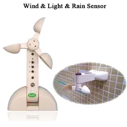 Capteur de météo sans fil dc 12v, capteur de vent, sensible à la pluie, pour fenêtre fermée et ouverte, stores, auvent, domotique 