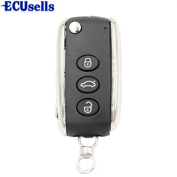 

NEW 3 Button Replacement Uncut Folding Remote Key Shell Case Fob for Bentley