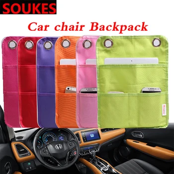 

Multi Pocket Car Seat Back Hanging Organizer Bags For Infiniti Buick Peugeot 307 206 407 301 3008 308 Seat Leon Lexus chery Saab