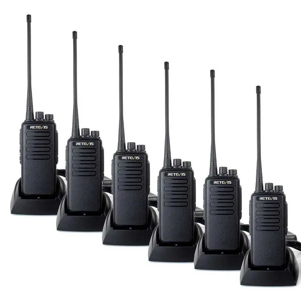 Портативная рация Retevis RT1 VHF (или UHF) 6 шт. 3000 мАч|Рации| |