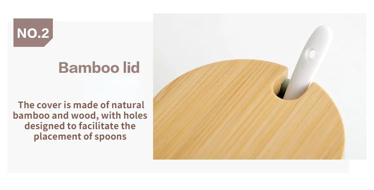 Description Picture 5 of itemCeramic Spice Rack, Salt Shaker, Pepper, Vinegar, Oil Bottle Sugar Chili Condiment Box Spices Storage Jar Set Household Kitchen