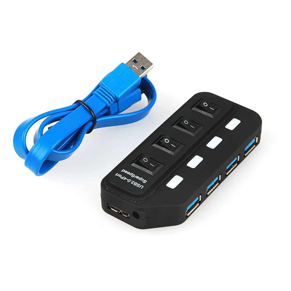 Высокое качество USB 3,0 концентратор высокий держатель для спидометра зарядка Multipe USB децис концентратор для ПК ноутбука 7 портов удлинитель адаптер концентратор U