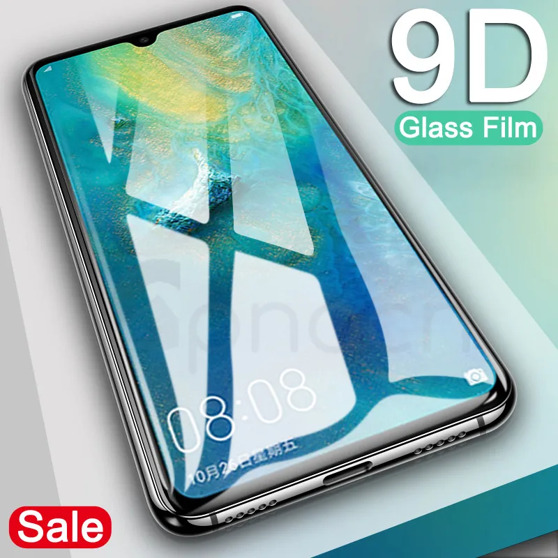 

9D Glass on the For Huawei Mate 20 10 Pro 9 Lite 20X Screen Protector Tempered Glass For Huawei P Smart 2019 Protector Film Case