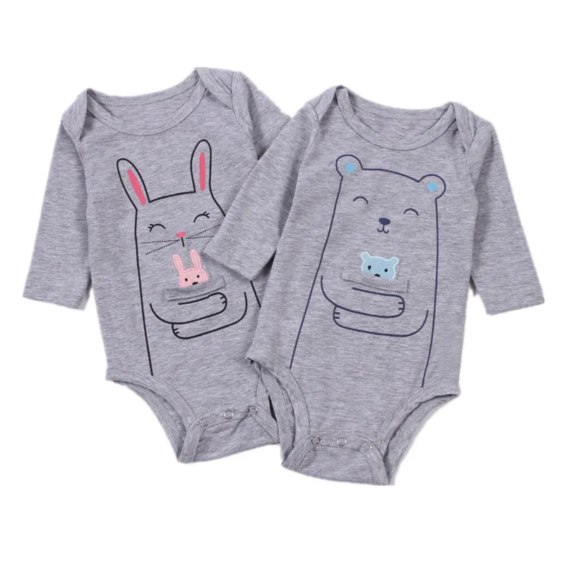Боди для новорожденных; одежда для малышей; bebes; хлопковая одежда с длинными рукавами и принтом для младенцев; 1 предмет; 0-12 месяцев; DS5
