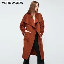 Vero Moda женское длинное шерстяное пальто с нагрудным карманом | 318327541