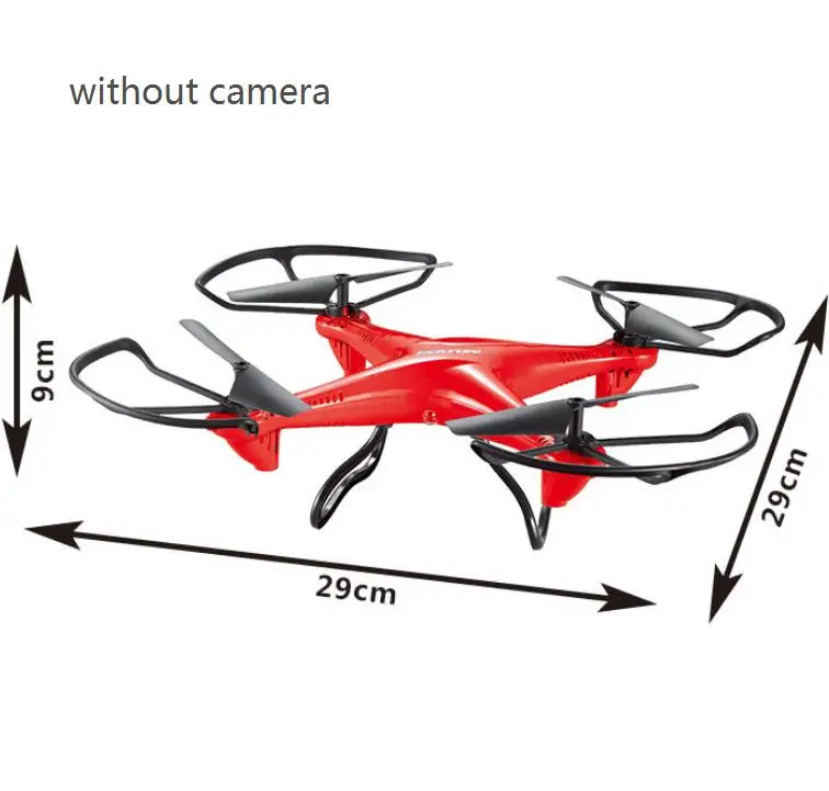 Syma X5SW 2,4 Ghz 4CH 6Axis Gyro RC Квадрокоптер с HD Wifi селфи камерой мини-Дрон НЛО Классический Вертолет подарок для начинающего мальчика - Цвет: without camera red