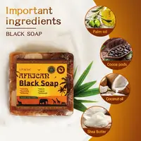 Natural African Black Soap Magic Anti Tache Rebelles Spot On The Skin Beauty Bath Body Treatment Acne Relieve Acne Skin Care