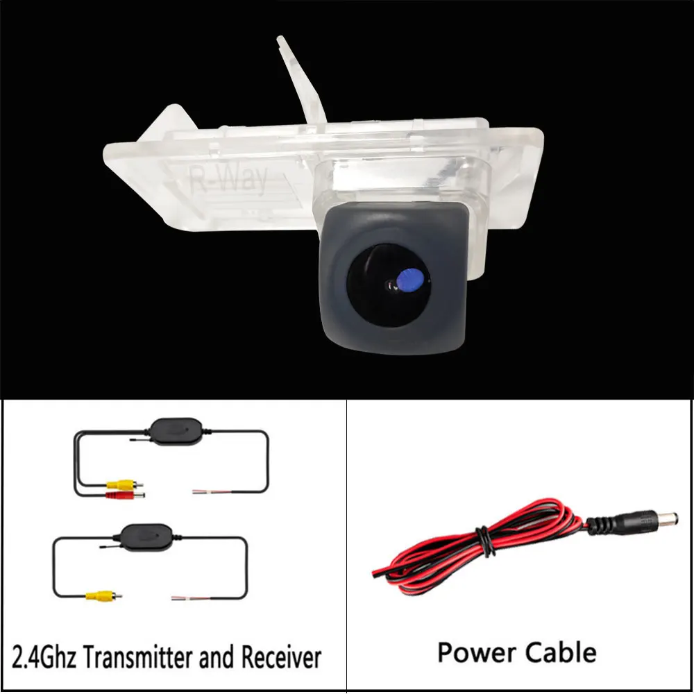 Camera with Wireless R-Way HD Автомобильная камера ночного видения заднего вида для Renault Megane беспроводная камера - Название цвета: Camera with Wireless