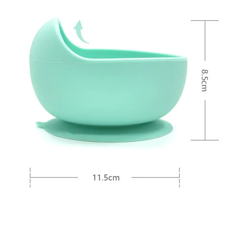 Placa de Sucção Utensílios de Mesa Nova Bebê Silicone Alimentação Conjunto Bpa Livre Crianças Criança Auxiliar Pratos Alta Qualidade Cor 8 alimentação conjunto bpa livre utensílios de mesa