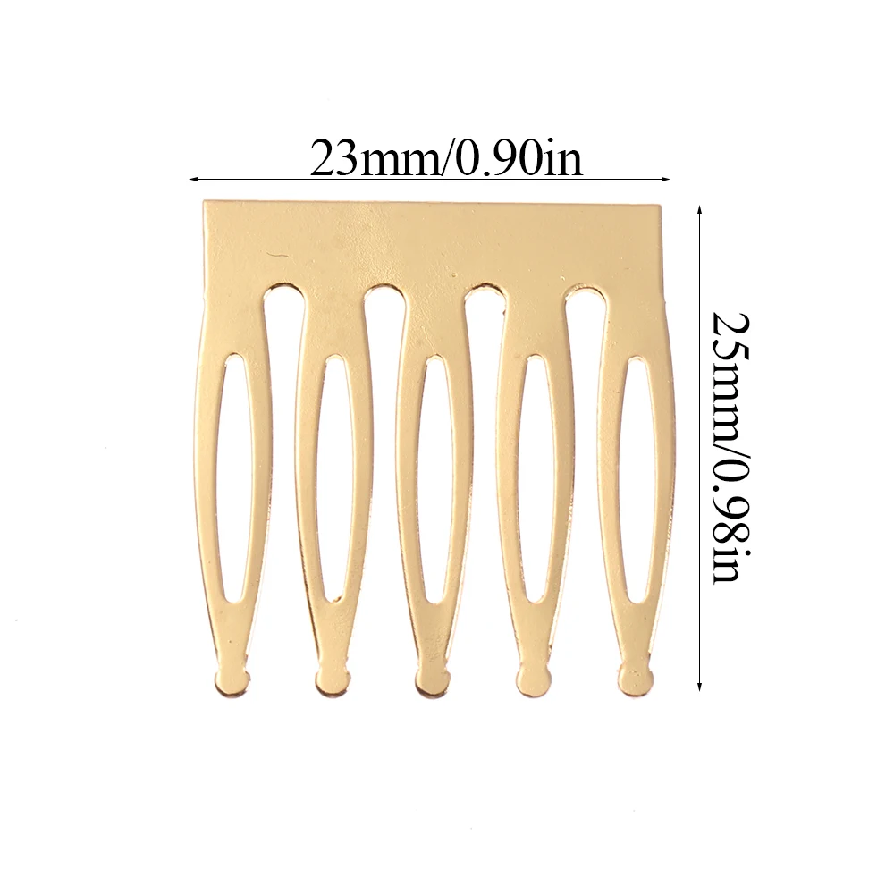 10Pcs/set Mini Metal Hair Comb Princess Dolls Decoration Hair Clip Headdress DIY Doll Hairpin Headwear Toys Dolls Accessories