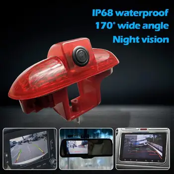 

VODOOL IP68 Brake Light Rear View Parking Car Camera Vauxhall Vivaro Opel Vehicle Camera for Renault 2001-2014 Trafic Combo