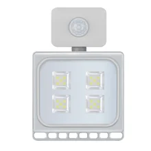 20 Вт Крытый отражатель двор сад светодиодный прожектор гараж IP65 Водонепроницаемый 220 В уличный датчик движения Открытый прожектор пейзаж