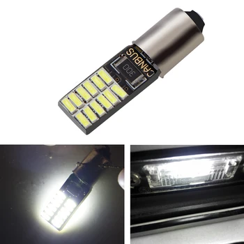 

1 unids/lote envío gratis Auto LED BA9S canbus T4W led W5W Canbus 24led 3014 smd ba9s bombilla LED sin error