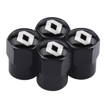 

4PCS Car Tyre Air Stems Cover Tire Valve Caps for Renault DACIA Duster Megane Scenic Fluence Captur Kadjar Sandero Logan Logun