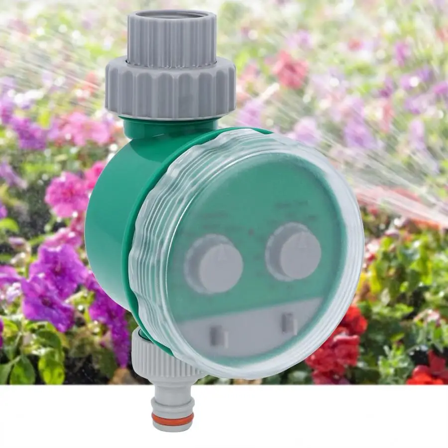 Электронный капельный орошение дома сад воды таймер электронный орошение автоматический контроллер полива системы Led для растений
