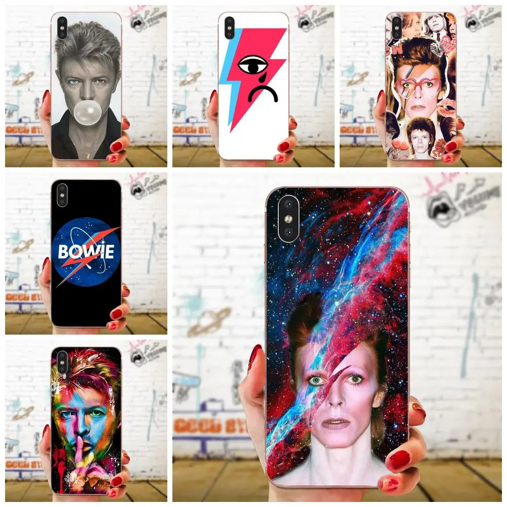 Мягкий стильный чехол для Samsung Galaxy Note 5 8 9 S3 S4 S5 S6 S7 S8 S9 S10 5G mini Edge Plus Lite David Bowie Art |