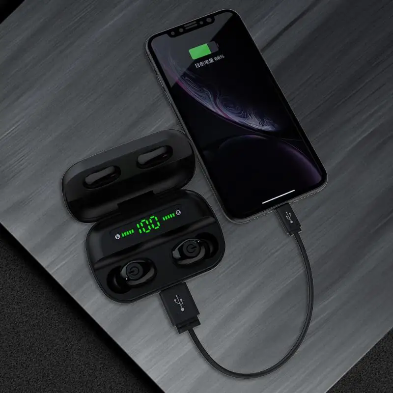 HBQ F9 Bluetooth 5 0 наушники беспроводные умные сенсорные мини стерео с зарядкой
