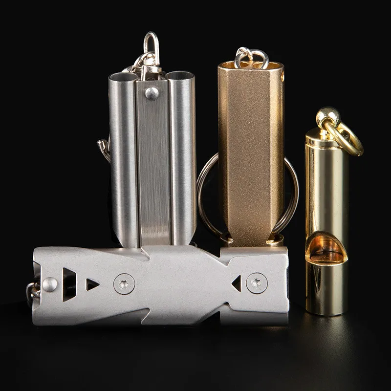 

Metal whistle outdoor survival sentinel pops wild high frequency whistle earthquake life-saving whistle high decibel