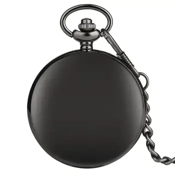 

25pcs black color quartz pocket watch