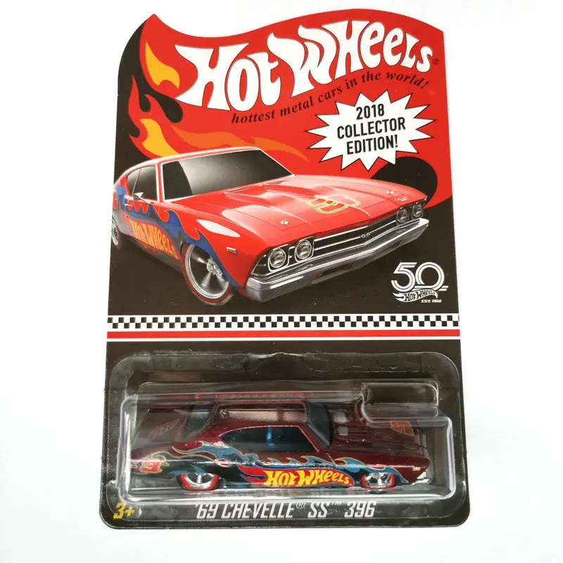 Hot Wheels Автомобиль Red Line Club 70 CHEVY Блейзер Коллекционное издание 50-летие металлический литой автомобиль игрушки Детский подарок - Цвет: FKF88