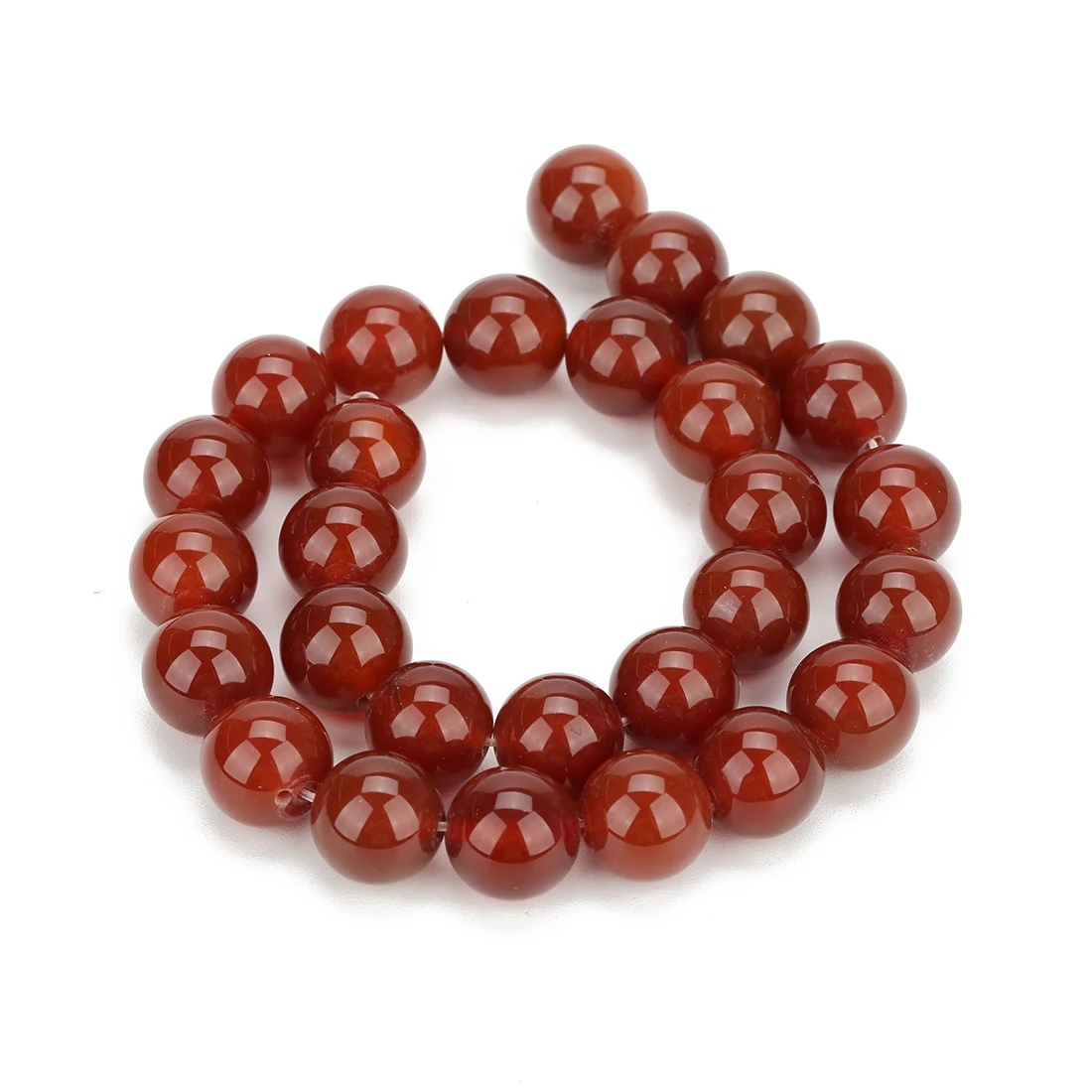 Red Beads Round Carnelian Natural Banded Agat Natural Stone Charm Beads For Jewelry Making DIY Bracelet Necklace 4 6 8 10 12 mm
