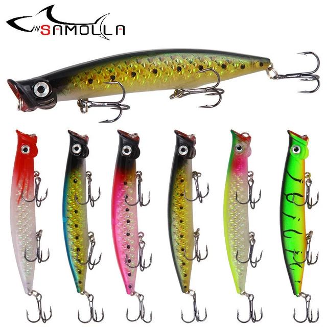 Fishing Lure Popper Trolling, Gt Popper Lures Trolling