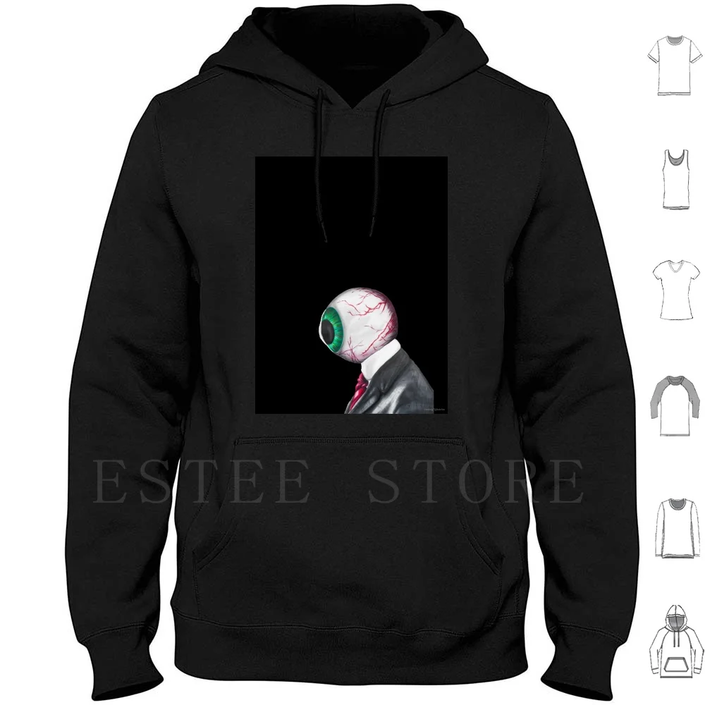 

Nightmares Hoodies Surrealism Oil Painting Strange Unusual Peculiar Weird Eye Eyes