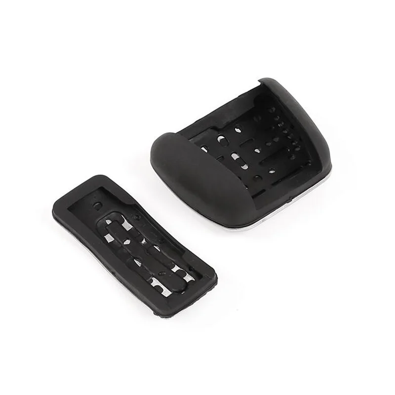 LHD For Audi E-Tron Q4 / Porsche Macan Macan S 2019- Car Accessories Foot Rest Plate Accelerator Fuel Brake Pedal Cover Pads