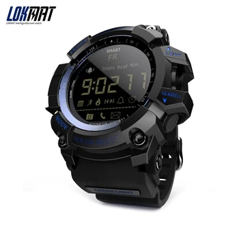 

LOKMAT MK16 Smart Watch EL Luminous BT Remote Camera Fitness Tracker Message Reminder IP67 / 5ATM Waterproof Sports Smartwatch