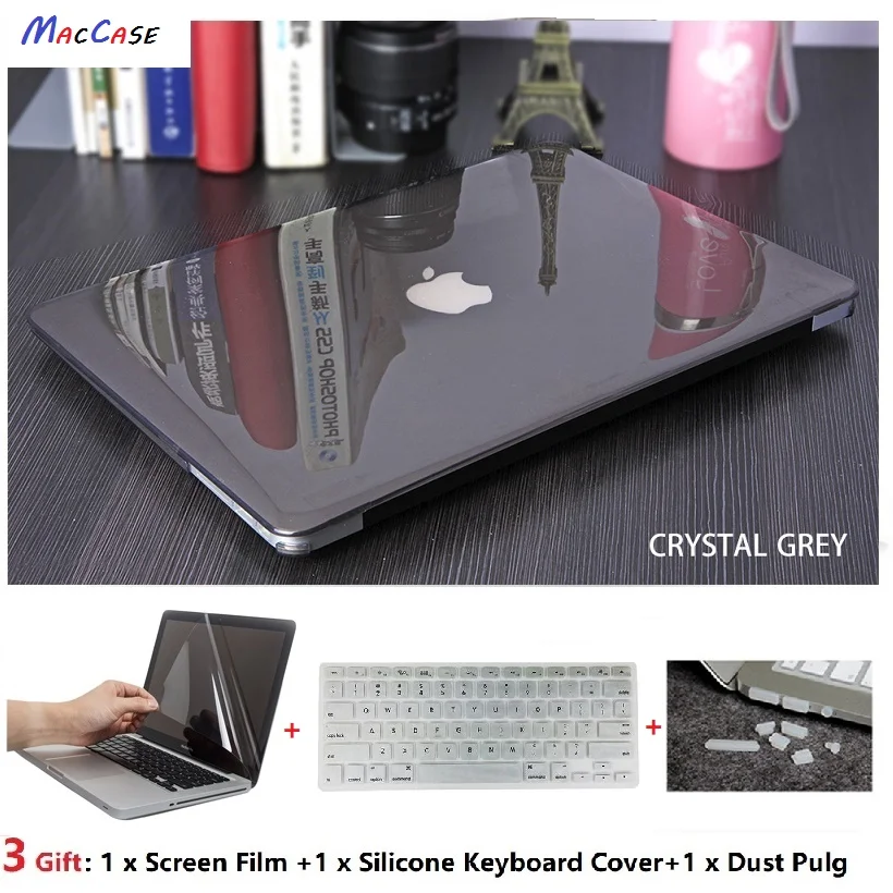 Чехол для Apple Macbook Pro Retina Air 11 12 13 15 дюймов Хрустальный чехол 4 в 1 Air13 A1932 A12159 A1990|Сумки