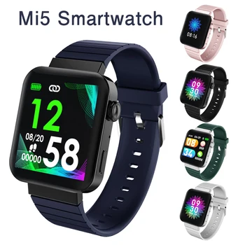 

Bluetooth Smart Watch Wristband Mi5 Bluetooth Phone Call Smart Watch Music Heart Rate Monitor Universal Waterproof Sport Tracker