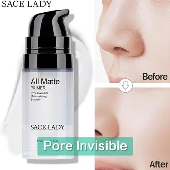 

SACE LADY Face Base Primer Makeup Liquid Matte Make Primer Brighten Oil-control Lines Cosmetic Foundation Up Fine Cr T9S3