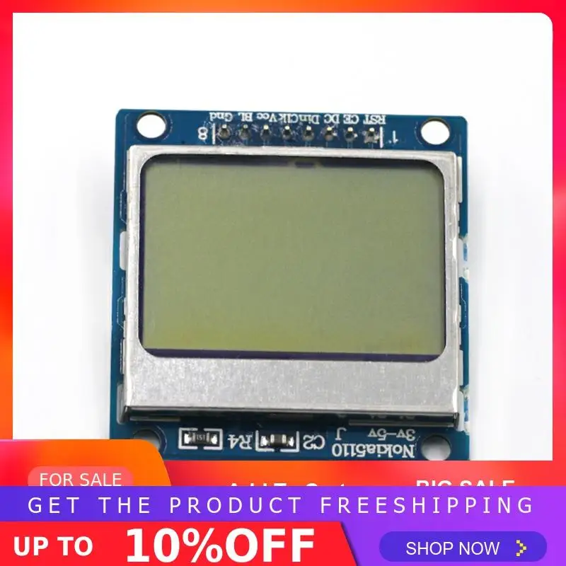 Умная электроника ЖК-модуль Дисплей Монитор Синяя подсветка адаптер PCB 84*48 84x84 lcd 5110 Nokia 5110 экран для Arduino