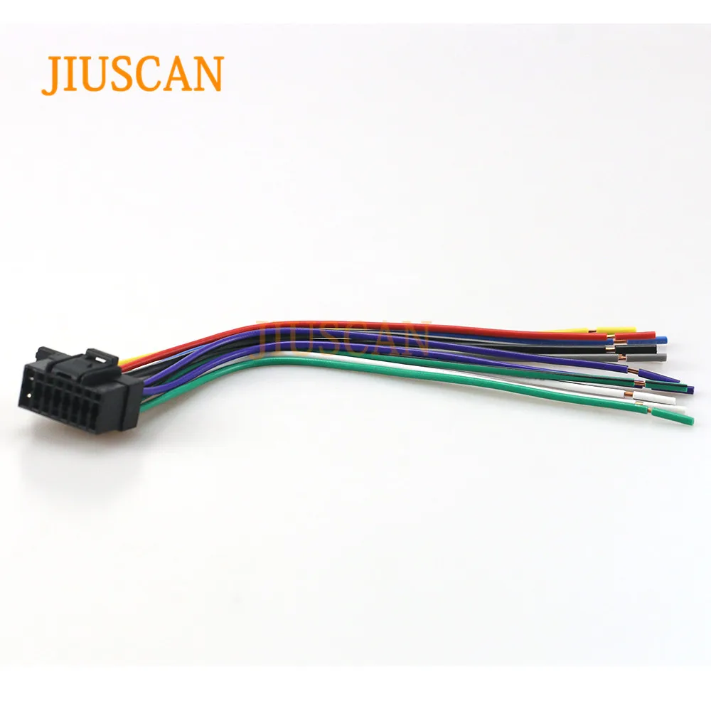 JIUSCAN 15-010 автомобиль ISO жгут головной кабель для SONY CDX-; DSX-; MEX-Серия стерео радио провода адаптер разъем проводки соединительный кабель