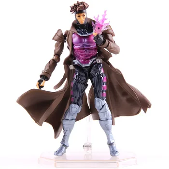 

Marvel X-Men Gambit Remy Etienne LeBeau Action Figure Revoltech NO.012 PVC Collectible Model Toy Decoration Doll