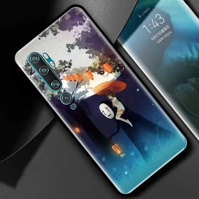 Silicone Phone Case For Xiaomi Mi Poco X3 M3 M4 Pro X3 NFC 9T 10T Note 10 Lite Studio Ghibli Totoro Soft TPU Back Cover Coque B03