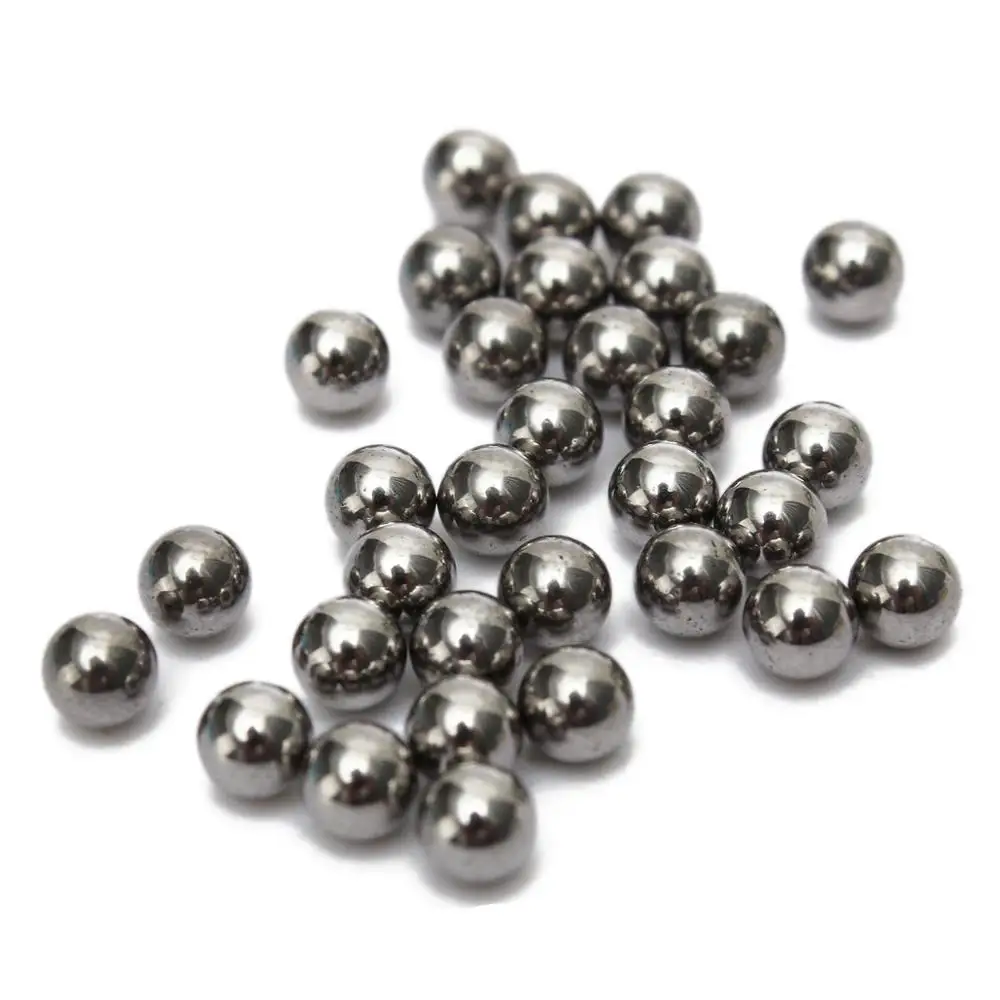 DOITOOL 300Pcs 6mm Ball Bearings Stainless Steel Anti-corrosion Smooth Round Slingshot Ammo Ball Bearings Assortment Steel Round Beads for Slingshot Bike 