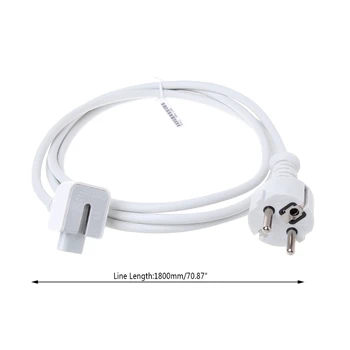 

EU Plug AC Power Adapter Extension Cable For Macbook Pro 11 12 13.3 15