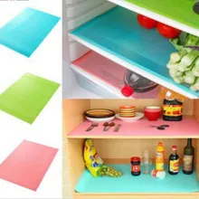 1/4 шт. легко чистить Кухня Антибактериальный коврик для полок объектива камеры, устойчивая к плесени, поглощение тепла изоляционная Подушка Нескользящая вкладыш для холодильника коврик