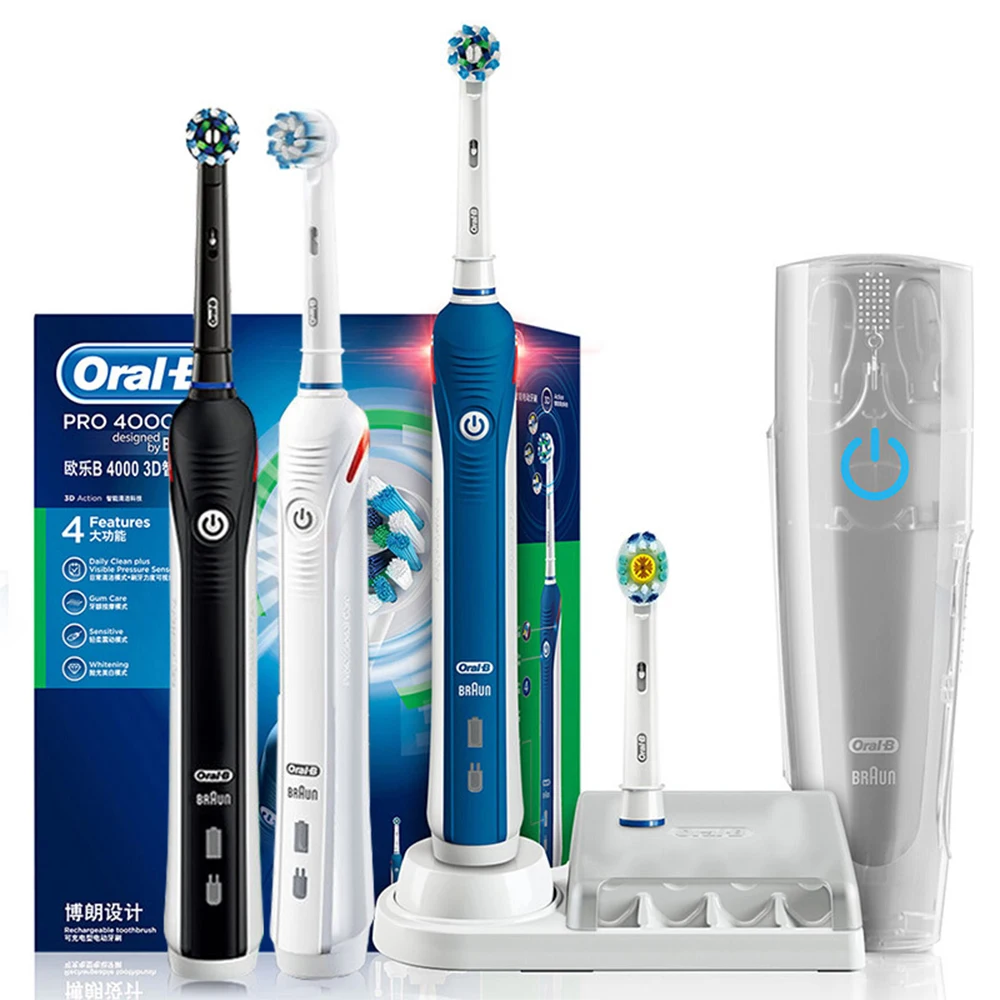 

Oral B 3D Pro2000 Sonic Smart Toothbrush Pressure Sensor Charging Indicator Pro2000 Toothbrush